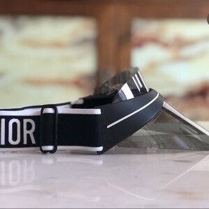 Dior Club1 black & white visor